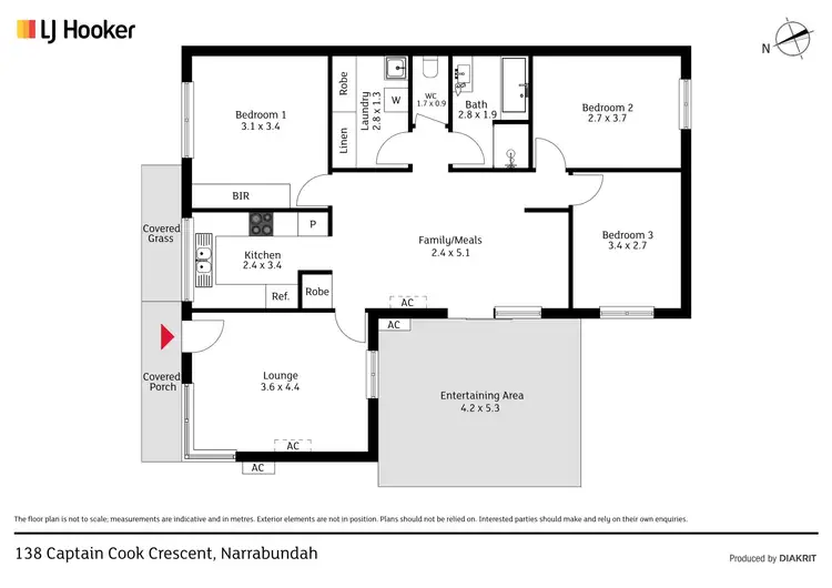 Floorplan of Homely house listing, 138 Captain Cook Crescent, Narrabundah ACT 2604