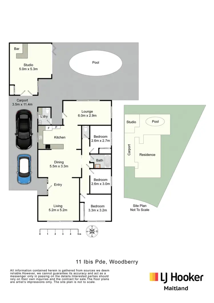 Floorplan of Homely house listing, 11 Ibis Parade, Woodberry NSW 2322