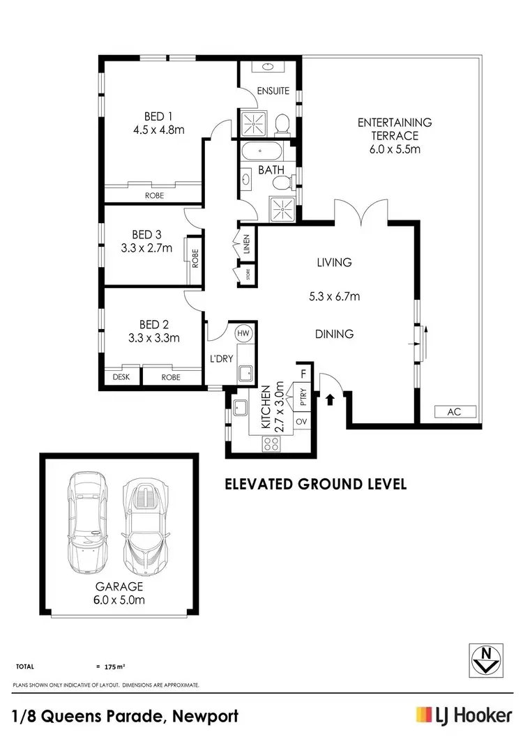 Floorplan of Homely unit listing, 1/8 Queens Parade, Newport NSW 2106