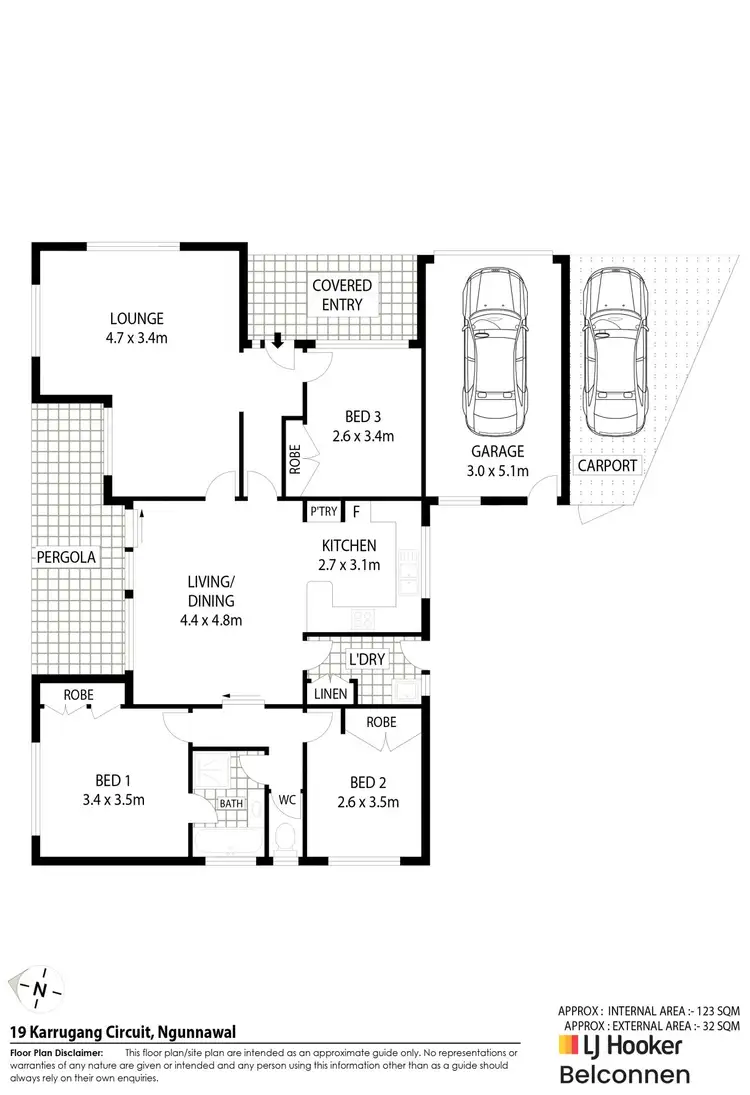 Floorplan of Homely house listing, 19 Karrugang Circuit, Ngunnawal ACT 2913
