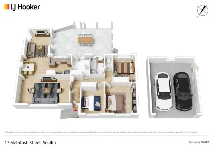 Floorplan of Homely house listing, 17 McIntosh Street, Scullin ACT 2614