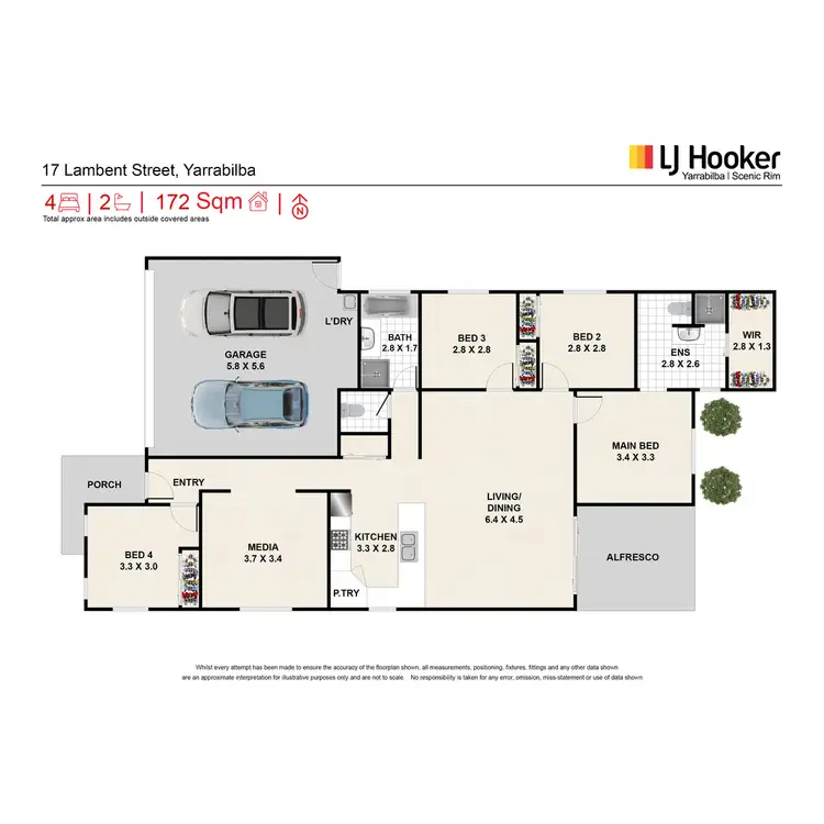Floorplan of Homely house listing, 17 Lambent Street, Yarrabilba QLD 4207