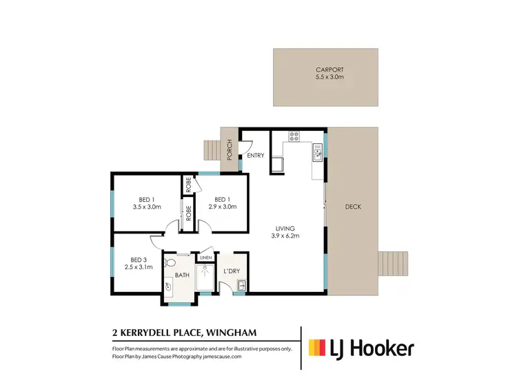 Floorplan of Homely house listing, 2 Kerrydell Place, Wingham NSW 2429