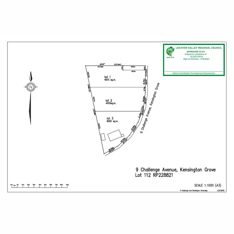 Floorplan of Homely land listing, 9a Challenge Avenue, Kensington Grove QLD 4341