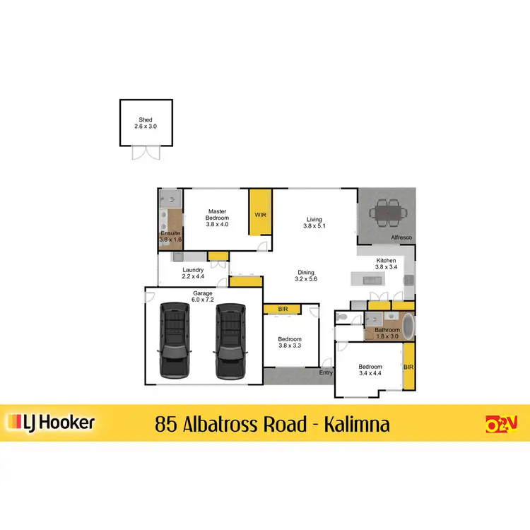 Floorplan of Homely house listing, 85 Albatross Road, Kalimna VIC 3909