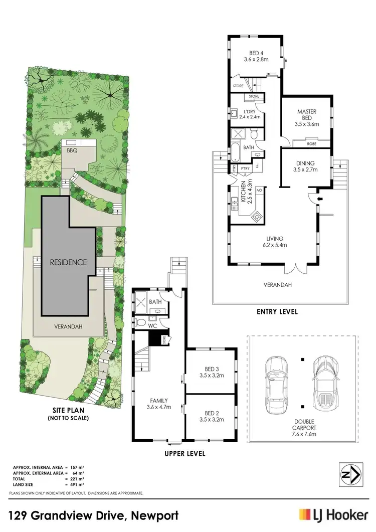 Floorplan of Homely house listing, 129 Grandview Drive, Newport NSW 2106