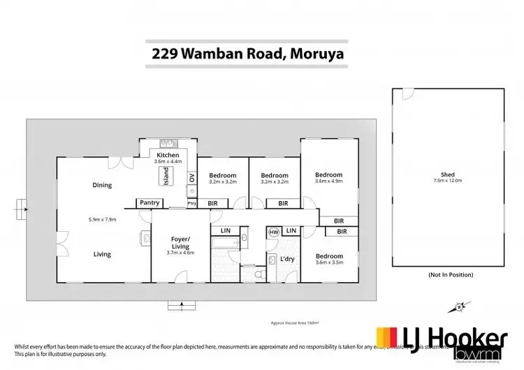 Floorplan of Homely house listing, 229 Wamban Road, Moruya NSW 2537