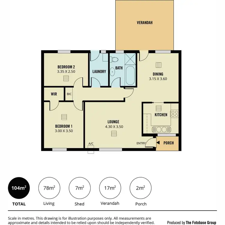 Floorplan of Homely house listing, 105 Philip Highway, Elizabeth South SA 5112