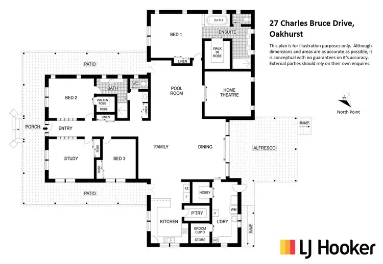 Floorplan of Homely house listing, 27 Charles Bruce Drive, Oakhurst QLD 4650