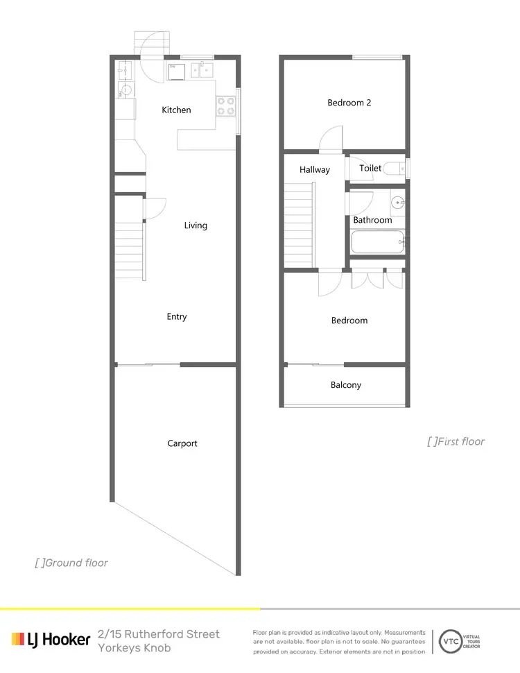 Floorplan of Homely townhouse listing, 2/15 Rutherford Street, Yorkeys Knob QLD 4878
