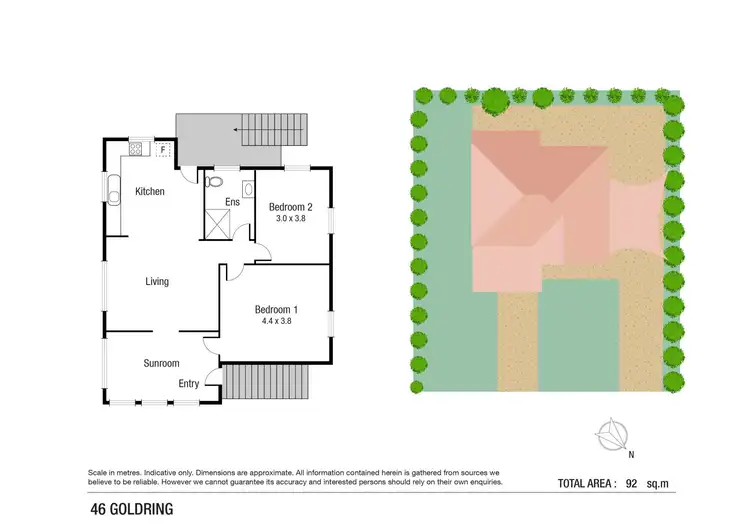 Floorplan of Homely house listing, 46 Goldring Street, Hermit Park QLD 4812