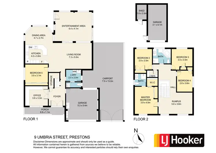 Floorplan of Homely house listing, 9 Umbria Street, Prestons NSW 2170