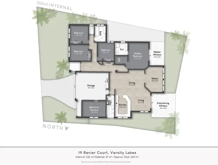 Floorplan of Homely house listing, 19 Ranier Crescent, Varsity Lakes QLD 4227