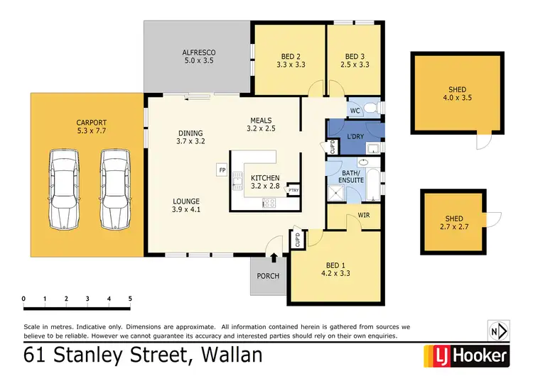 Floorplan of Homely house listing, 61 Stanley Street, Wallan VIC 3756
