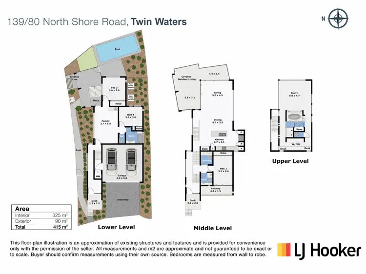 Floorplan of Homely house listing, 139/80 North Shore Road, Twin Waters QLD 4564