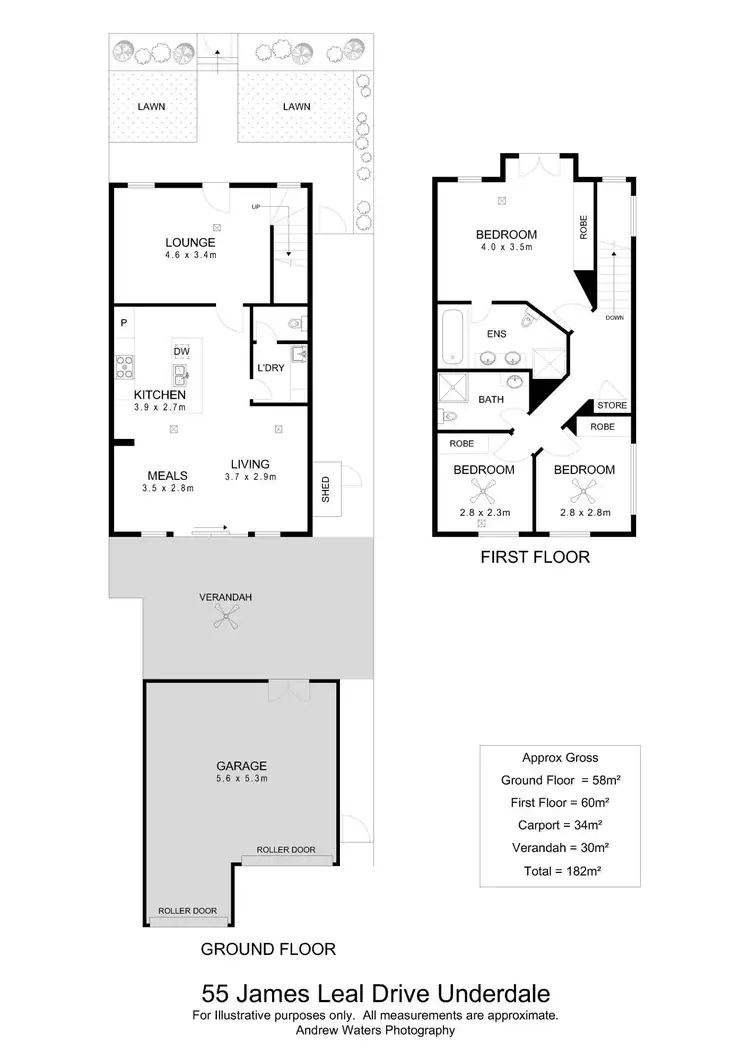 Floorplan of Homely house listing, 55 James Leal Drive, Underdale SA 5032