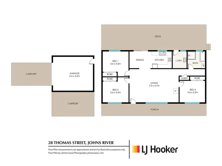 Floorplan of Homely house listing, 28 Thomas Street, Johns River NSW 2443