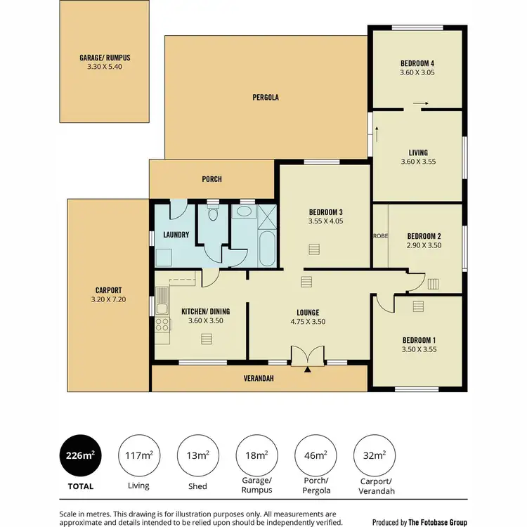 Floorplan of Homely house listing, 91 Pratt Avenue, Pooraka SA 5095
