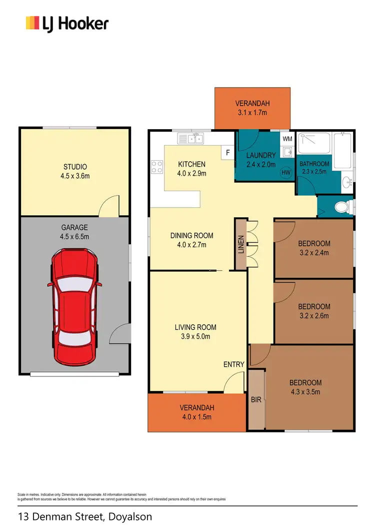 Floorplan of Homely house listing, 13 Denman Street, Doyalson NSW 2262