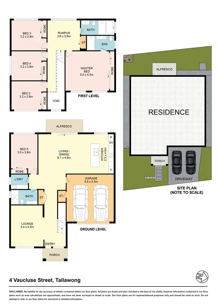 Floorplan of Homely house listing, 4 Vaucluse St, Tallawong NSW 2762