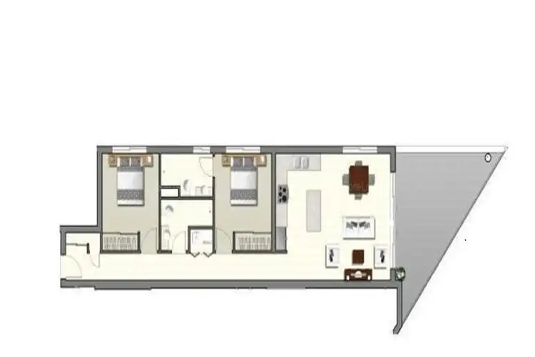 Floorplan of Homely unit listing, 402/24 Rawlins Street, Kangaroo Point QLD 4169