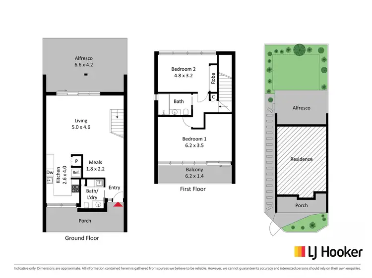 Floorplan of Homely townhouse listing, 20/26 Marr Street, Pearce ACT 2607