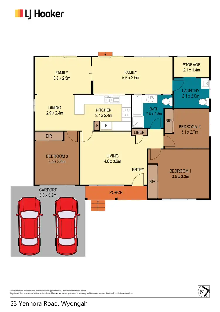 Floorplan of Homely house listing, 23 Yennora Avenue, Wyongah NSW 2259