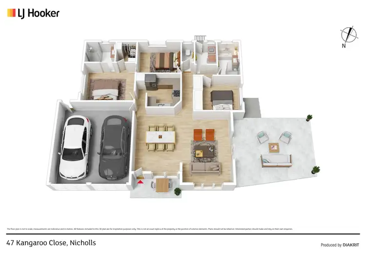 Floorplan of Homely house listing, 47 Kangaroo Close, Nicholls ACT 2913