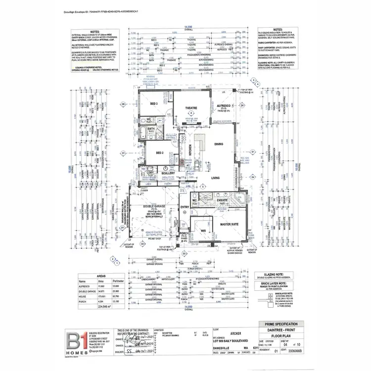 Floorplan of Homely house listing, 167 Bailey Boulevard, Dawesville WA 6211