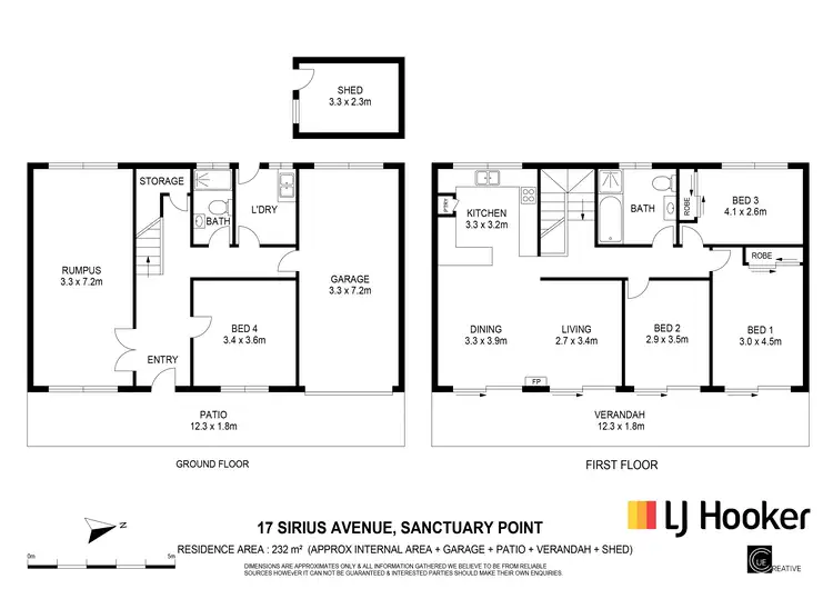 Floorplan of Homely house listing, 17 Sirius Avenue, Sanctuary Point NSW 2540