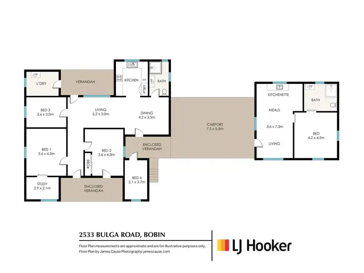 Floorplan of Homely rural property listing, 2533 Bulga Road, Bobin NSW 2429