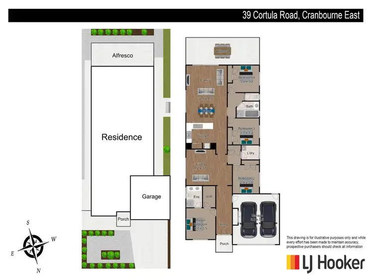 Floorplan of Homely house listing, 39 Cortula Road, Cranbourne East VIC 3977