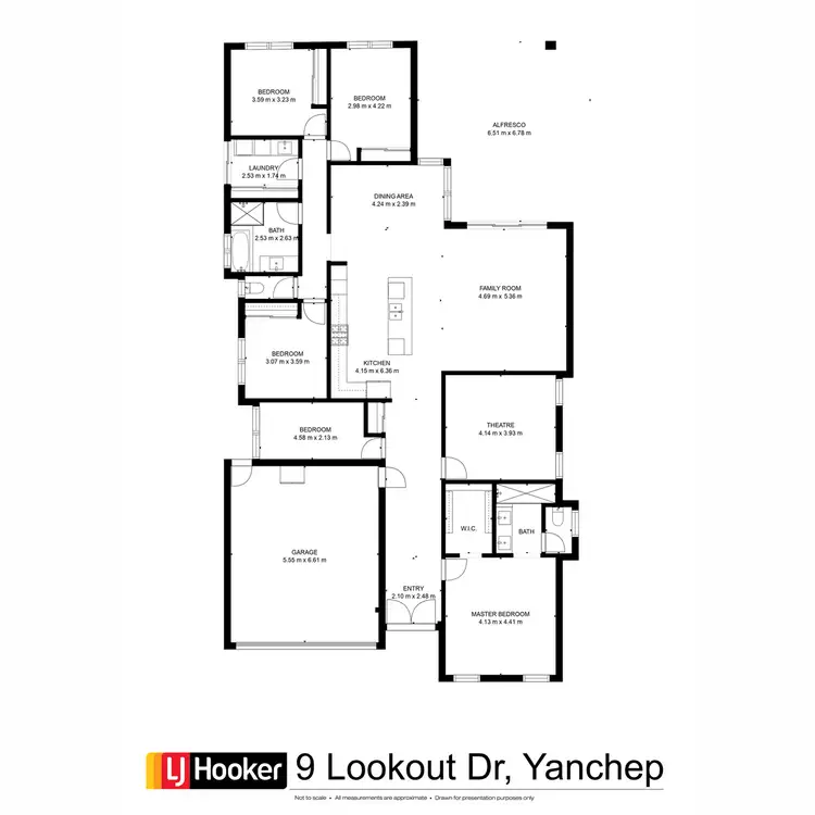 Floorplan of Homely house listing, 9 Lookout Drive, Yanchep WA 6035