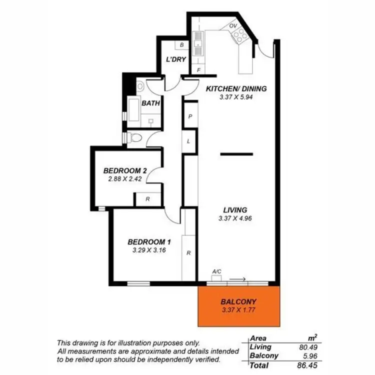 Floorplan of Homely unit listing, 28/281 Henley Beach Road, Brooklyn Park SA 5032