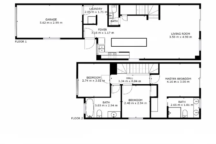 Floorplan of Homely townhouse listing, 10/20 Douma Drive, Mudgeeraba QLD 4213