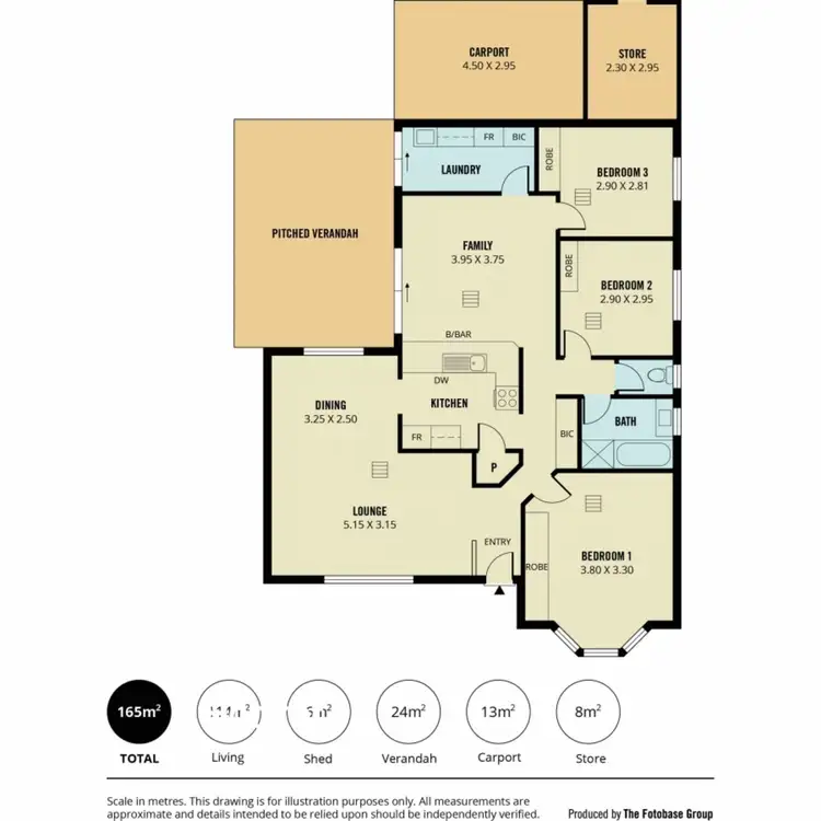 Floorplan of Homely house listing, 1 Cunningham Court, Golden Grove SA 5125