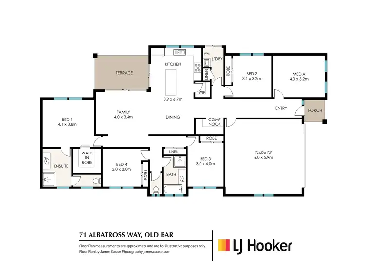 Floorplan of Homely house listing, 71 Albatross Way, Old Bar NSW 2430