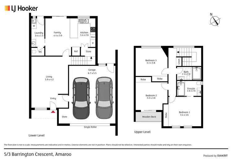 Floorplan of Homely townhouse listing, 5/3 Barrington Crescent, Amaroo ACT 2914