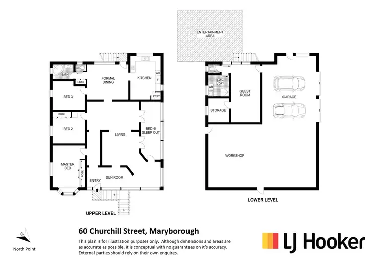 Floorplan of Homely house listing, 60 Churchill Street, Maryborough QLD 4650