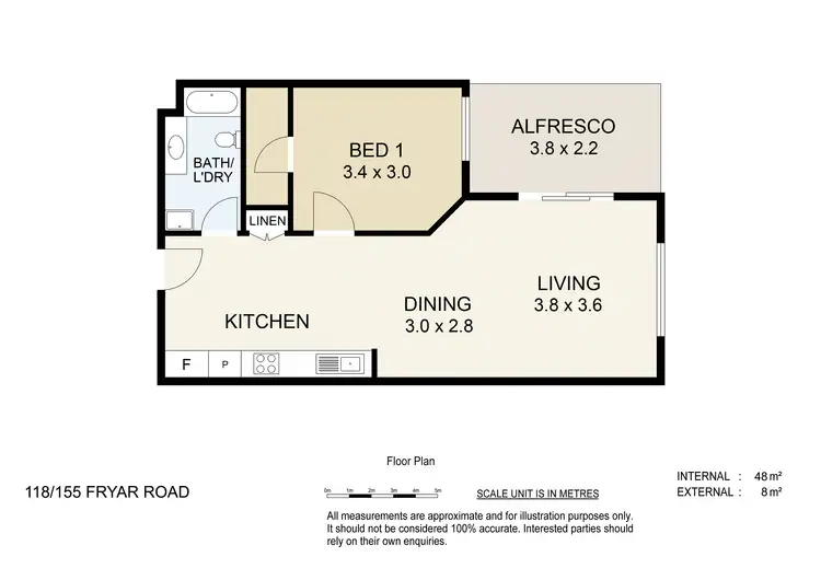 Floorplan of Homely apartment listing, 118/155 Fryar Road, Eagleby QLD 4207