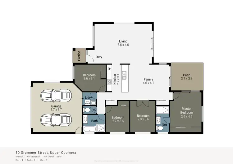 Floorplan of Homely house listing, 10 Grammar Street, Upper Coomera QLD 4209