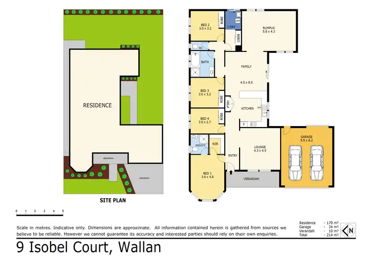 Floorplan of Homely house listing, 9 Isobel Court, Wallan VIC 3756