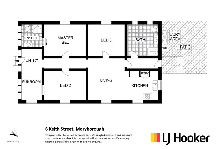 Floorplan of Homely house listing, 6 Keith Street, Maryborough QLD 4650