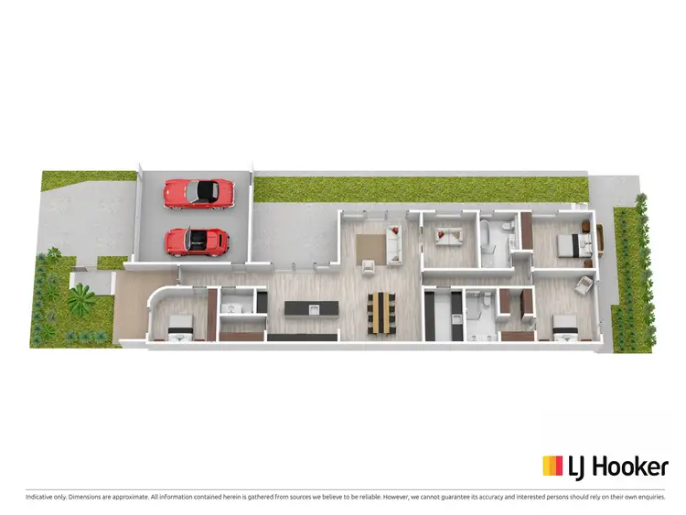 Floorplan of Homely semi-detached listing, 8A Percival Street, Holder ACT 2611