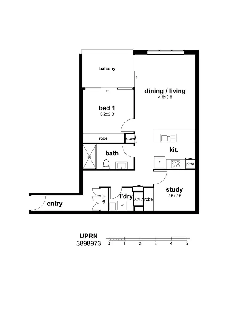 Floorplan of Homely apartment listing, Address available on request