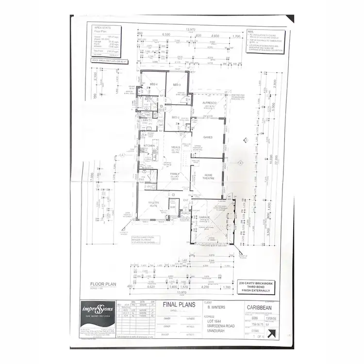 Floorplan of Homely house listing, 17 Marsdenia Road, Halls Head WA 6210