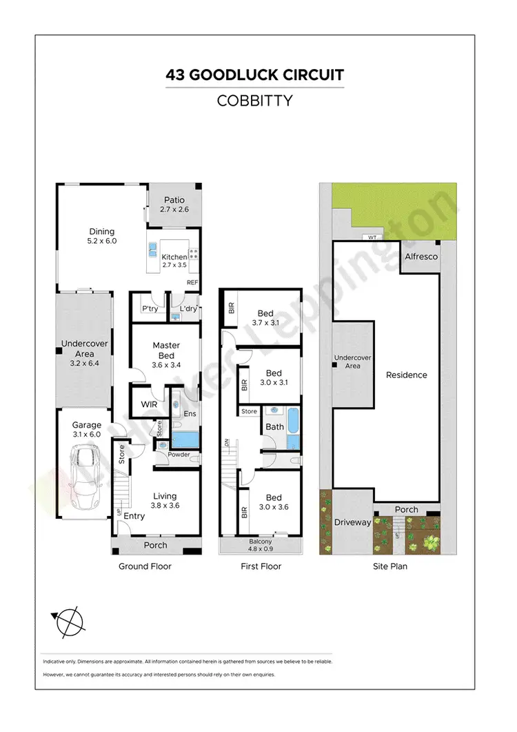 Floorplan of Homely house listing, 43 Goodluck Circuit, Cobbitty NSW 2570