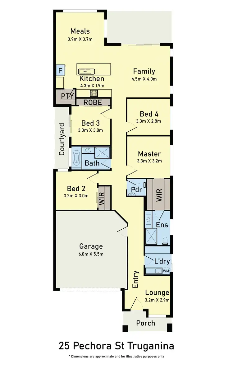 Floorplan of Homely house listing, 25 Pechora Street, Truganina VIC 3029