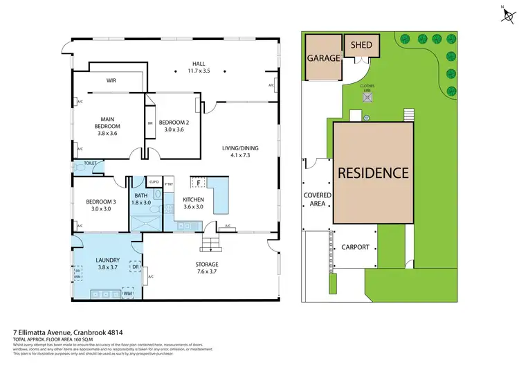 Floorplan of Homely house listing, 7 Ellimatta Avenue, Cranbrook QLD 4814