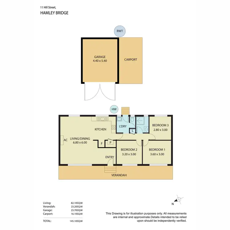 Floorplan of Homely house listing, 11 Hill Street, Hamley Bridge SA 5401